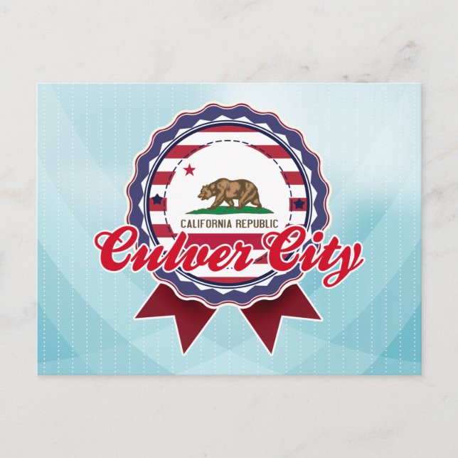 Cartão Postal Cidade de Culver, CA (Frente)