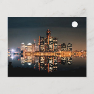Cartão Postal Cidade de Detroit