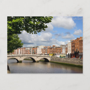 Cartão Postal Cidade de Dublin na Irlanda