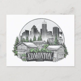 Cartão Postal Cidade de Edmonton, Canadá