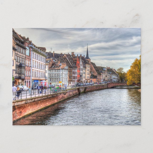 Cartão Postal Cidade de Estrasburgo (Frente)