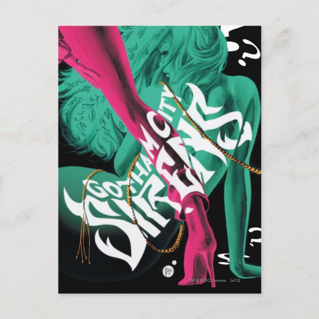 Cartão Postal Cidade de Gotham Sirens Cv3 r2 (Frente)