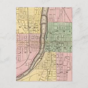 Cartão Postal Cidade de Grand Rapids, distrito de Kent