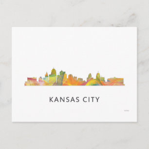 CARTÃO POSTAL CIDADE DE KANSAS, MISSOURI SKYLINE WB1 -