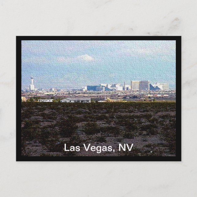 Cartão Postal Cidade de Las Vegas (Frente)
