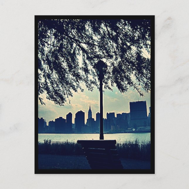 Cartão Postal Cidade de Long Island (Frente)