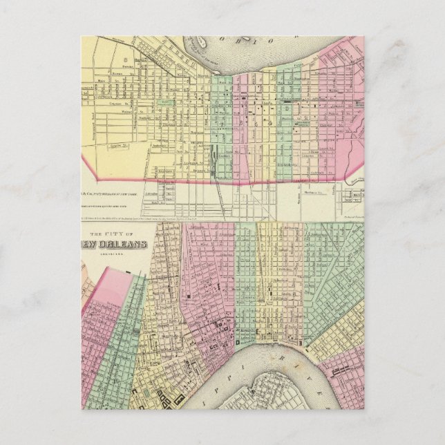 Cartão Postal Cidade De Louisville Kentucky (Frente)