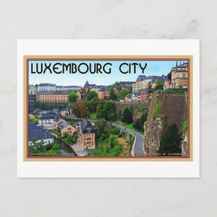 Cartão Postal Cidade de Luxemburgo