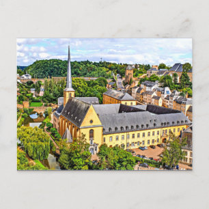 Cartão Postal cidade de Luxemburgo