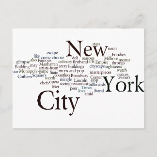 Cartão Postal Cidade de Nova York
