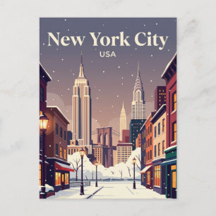 Cartão Postal Cidade de Nova York EUA