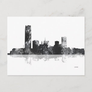 CARTÃO POSTAL CIDADE DE OKLAHOMA, OKLAHOMA SKYLINE
