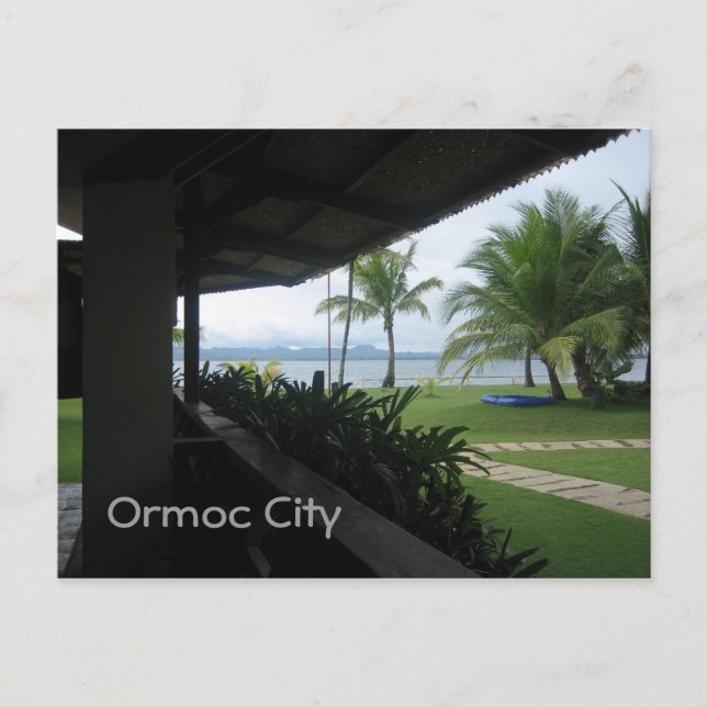 Cartão Postal Cidade de Ormoc (Frente)