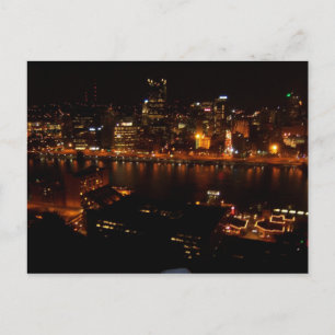 Cartão Postal Cidade de Preto e Dourado