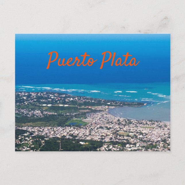 Cartão Postal Cidade de Puerto Plata (Frente)