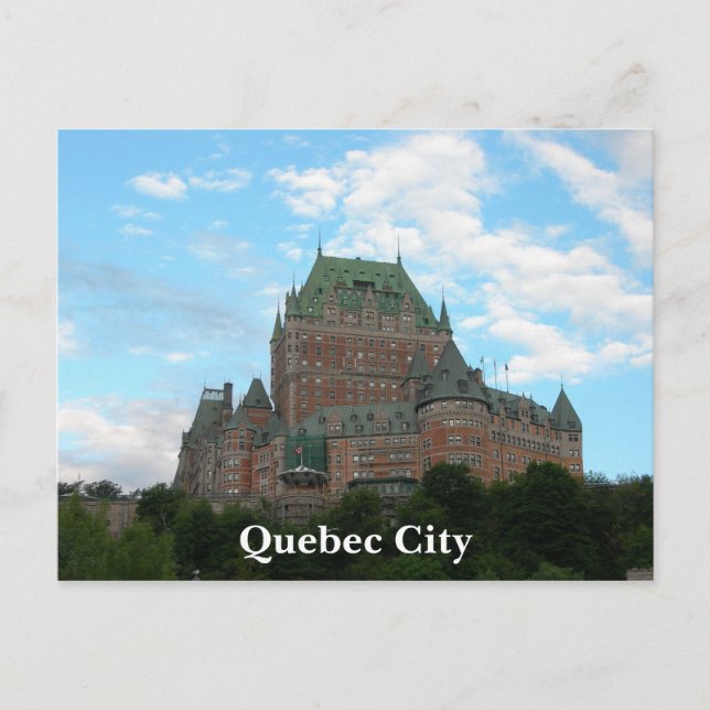 Cartão Postal Cidade de Quebec (Frente)