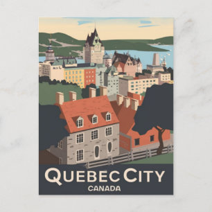 Cartão Postal Cidade de Quebec - Canadá