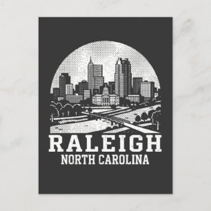 Cartão Postal Cidade de Raleigh Carolina do Norte