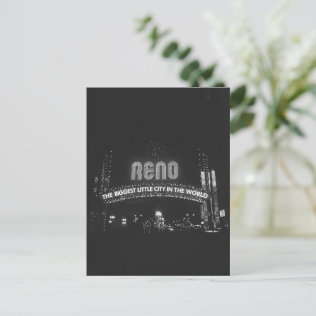 Cartão Postal Cidade de Reno (Em pé/Frente)