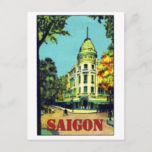 Cartão Postal Cidade de Saigon, Ho chi minh, Vietnã, viagens vi