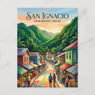 Cartão Postal Cidade de San Ignacio, Belize
