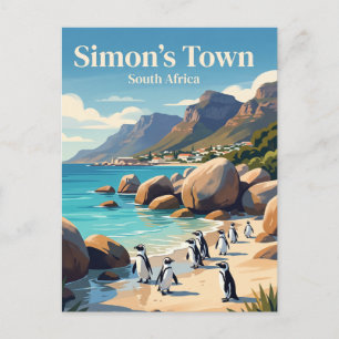 Cartão Postal Cidade de Simon, África do Sul