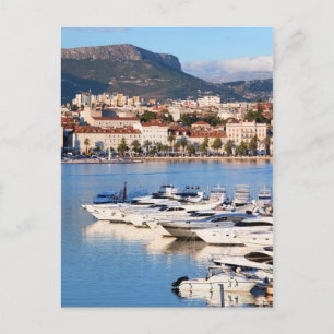 Cartão Postal Cidade de Split na Croácia