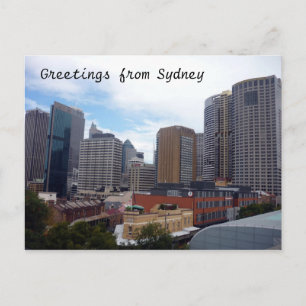 Cartão Postal cidade de sydney