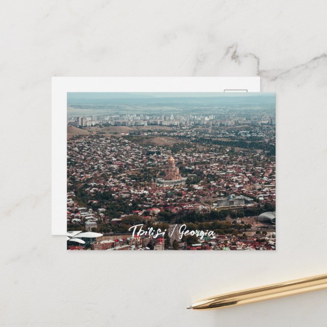 Cartão Postal Cidade de Tbilisi (Frente/Verso In Situ)