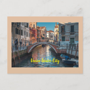 Cartão Postal Cidade De Veneza Water De Roma