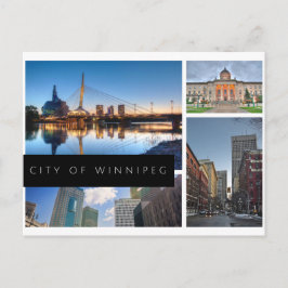 Cartão Postal Cidade de Winnipeg