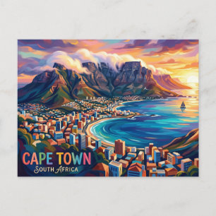 Cartão Postal Cidade do Cabo África do Sul