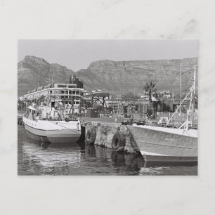 Cartão Postal Cidade do Cabo, África do Sul, porto de montanha