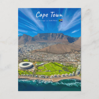 Cartão Postal Cidade do Cabo, África do Sul - Vista da Montanha