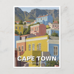 Cartão Postal Cidade do Cabo - Bo-kaap África do Sul