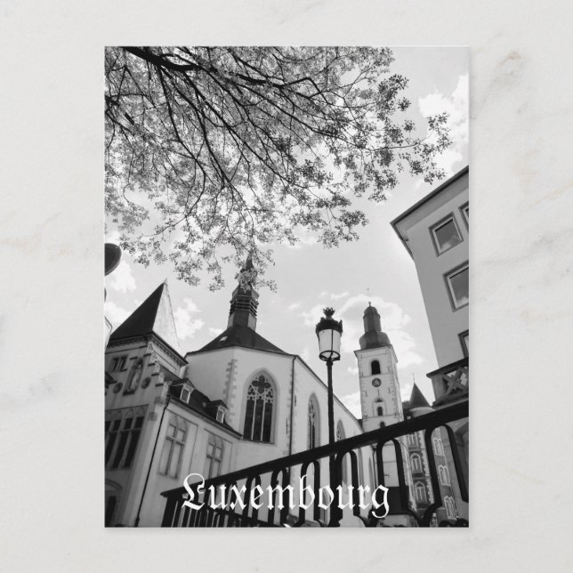 Cartão Postal cidade do Luxemburgo (Frente)