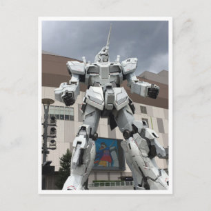 Cartão Postal Cidade do mergulhador - unicórnio Gundam