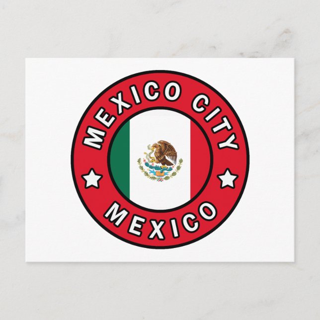 Cartão Postal Cidade do México México (Frente)