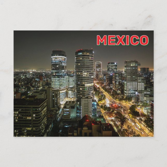 Cartão Postal Cidade do México, México (Frente)