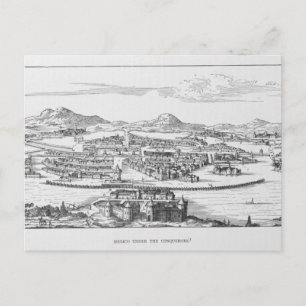 Cartão Postal Cidade do México sob o conquistador