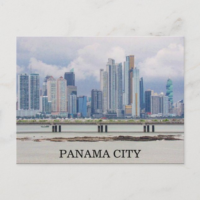 Cartão Postal cidade do panamá (Frente)