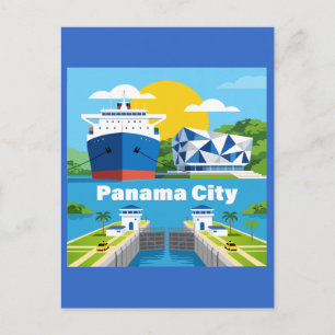 Cartão Postal Cidade do Panamá Panamá
