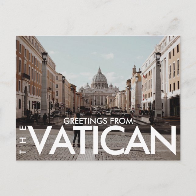 Cartão Postal Cidade do vaticano (Frente)