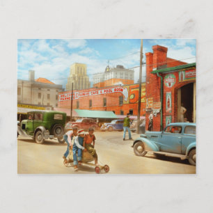 Cartão Postal Cidade - Durham, NC - Crianças serão crianças 1940