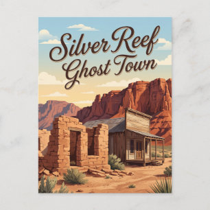 Cartão Postal Cidade Fantasma Silver Reef Utah