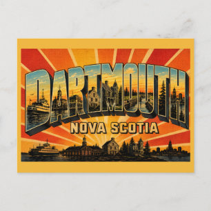 Cartão Postal Cidade Gêmea de Dartmouth Nova Scotia