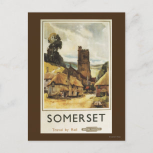 Cartão Postal Cidade Histórica da Vila - Poster da ferrovia brit