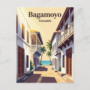 Cartão Postal Cidade Histórica de Bagamoyo Tanzânia