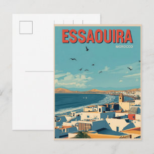 Cartão Postal CIDADE HISTÓRICA ESSAOUIRA Marrocos viagem