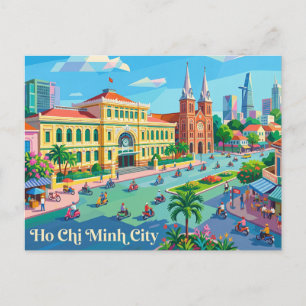 Cartão Postal Cidade Ho Chi Minh Vietnã